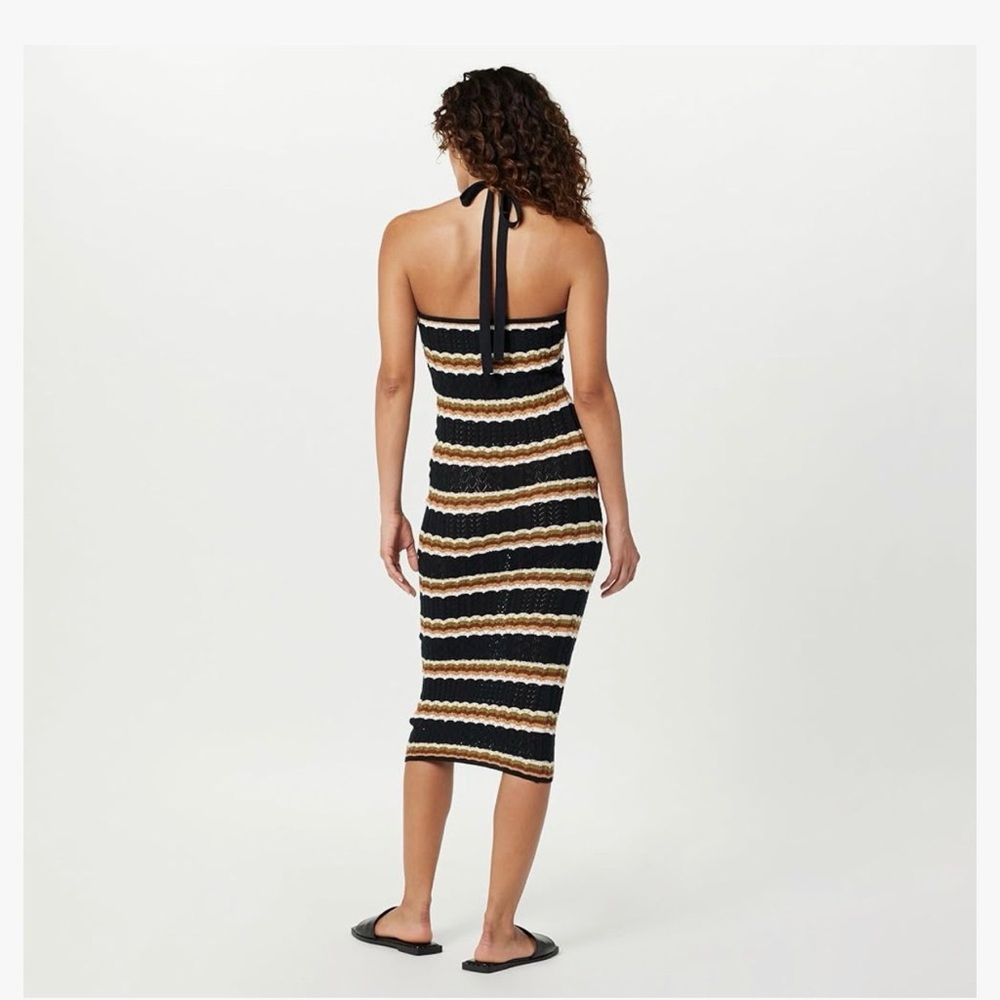 The Drop Womens Jayla Sleeveless Crochet Midi Dress size M - Picture 2 of 11